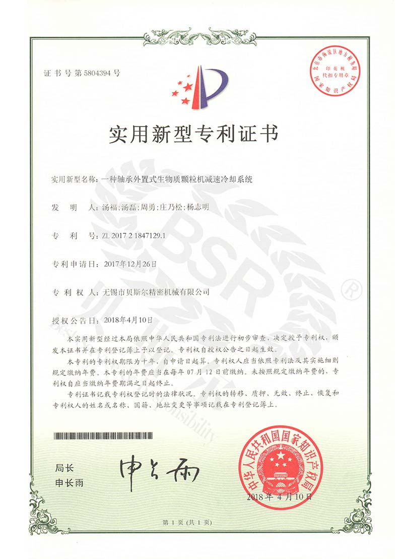 軸承外置式生物質伊人情人综合网減速冷卻係統